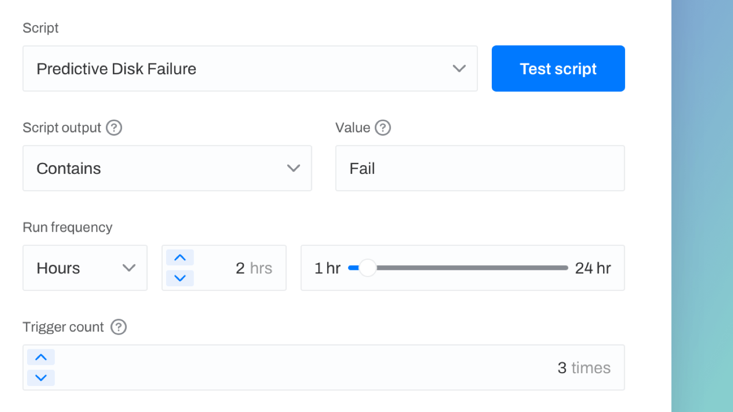 Script based monitor configuration in Level