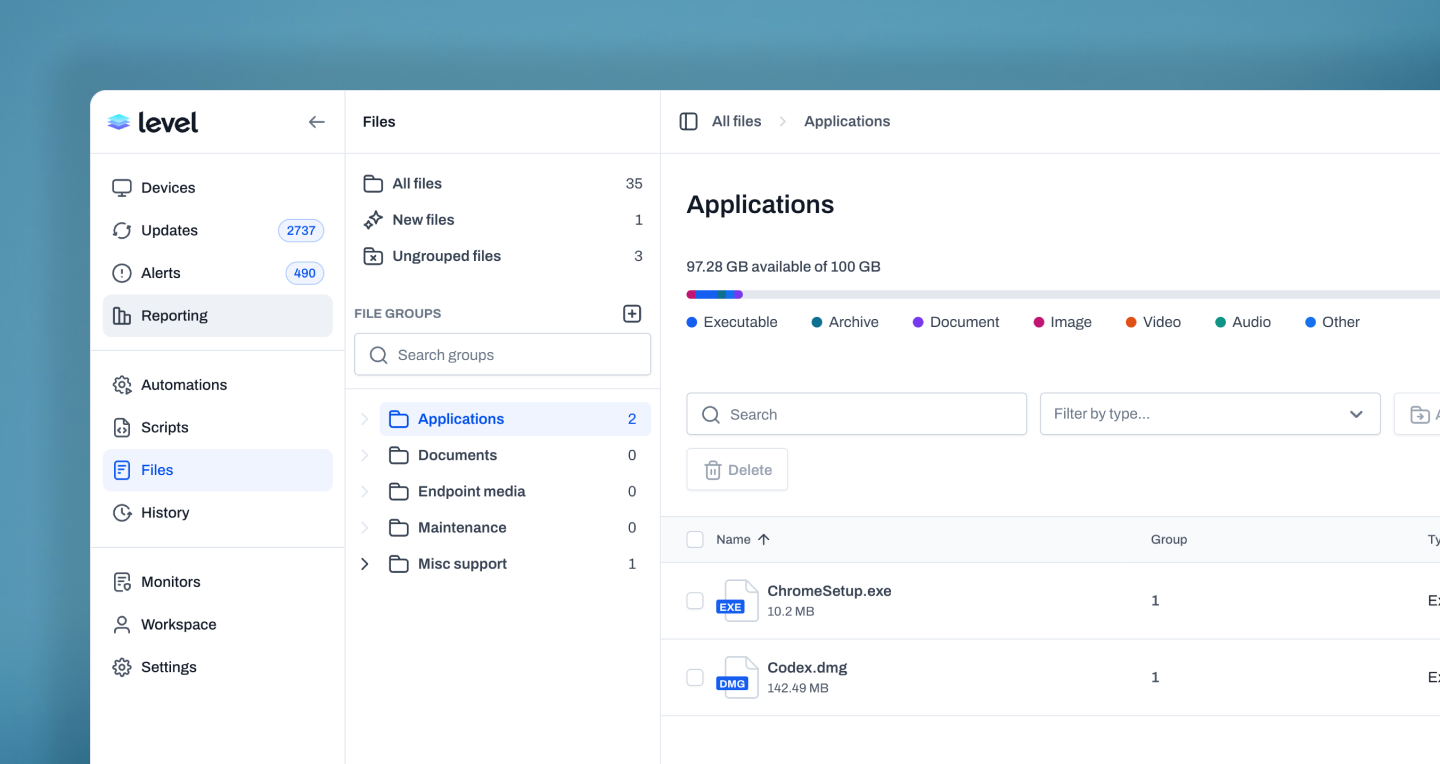 File repository groups